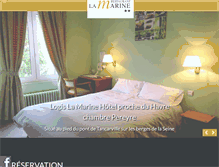 Tablet Screenshot of lamarine-tancarville.com